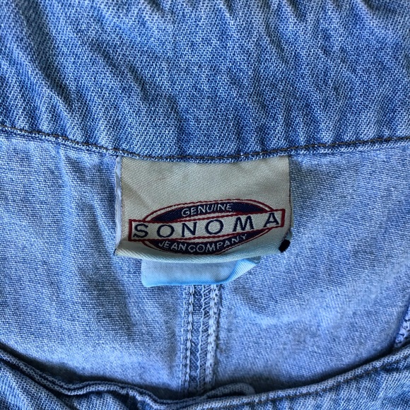 Vintage Sonoma Denim Romper - Picture 2 of 2